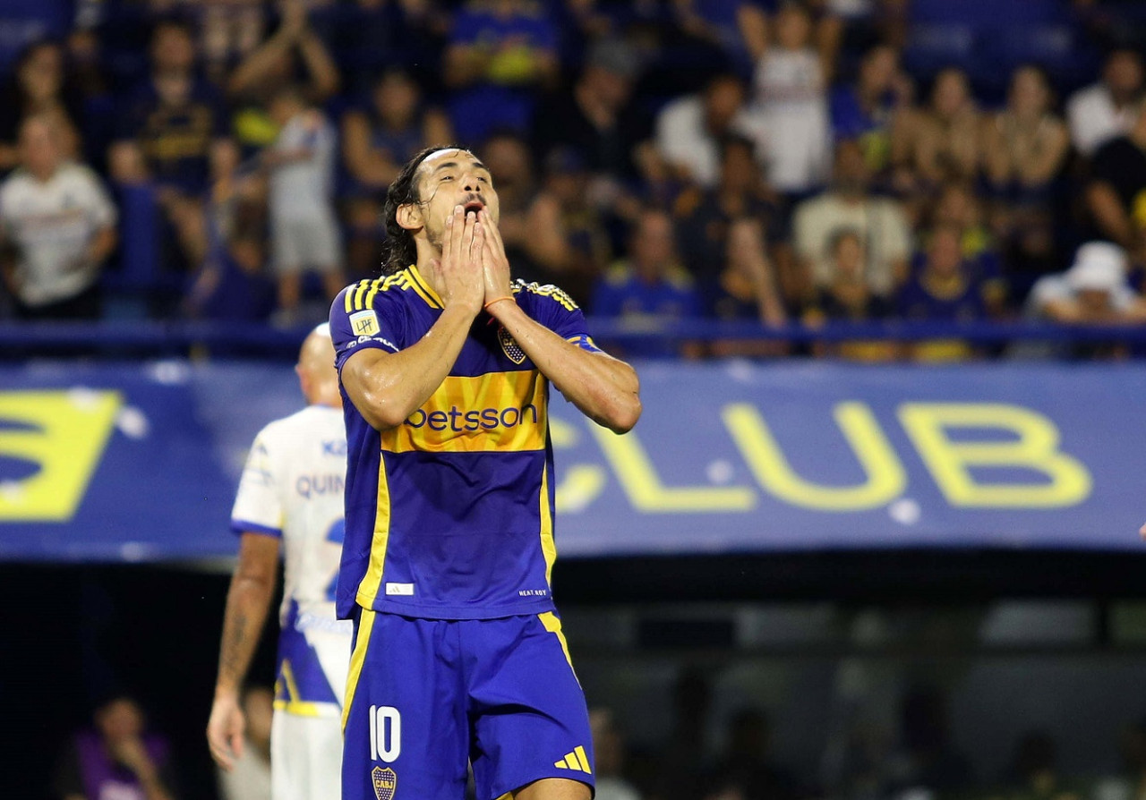 Edinson Cavani; Boca Juniors vs Rosario Central. Foto: NA/Mariano Sánchez