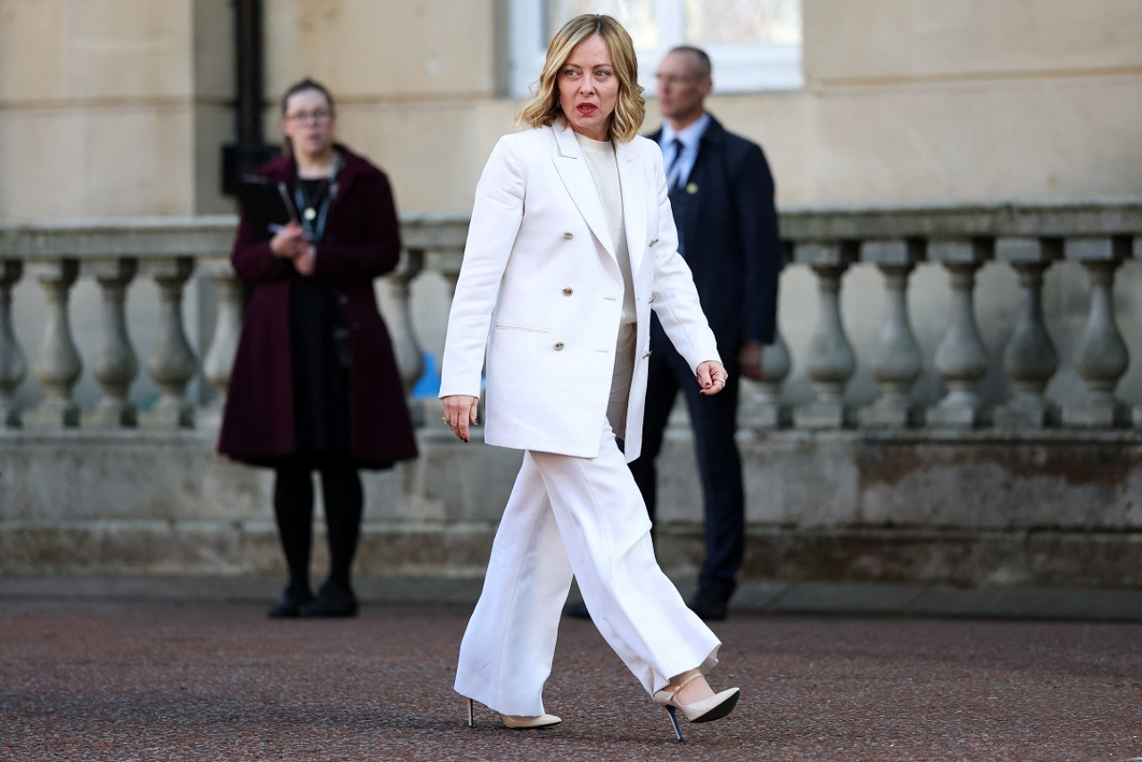 Giorgia Meloni, primera ministra de Italia. Foto: Reuters (Toby Melville)