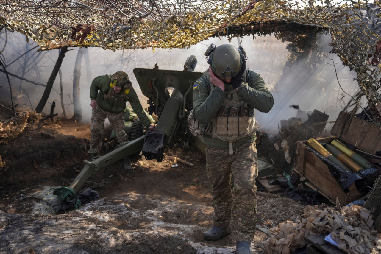 Ejército de Ucrania en la guerra con Rusia. Foto: REUTERS/Inna Varenytsia.