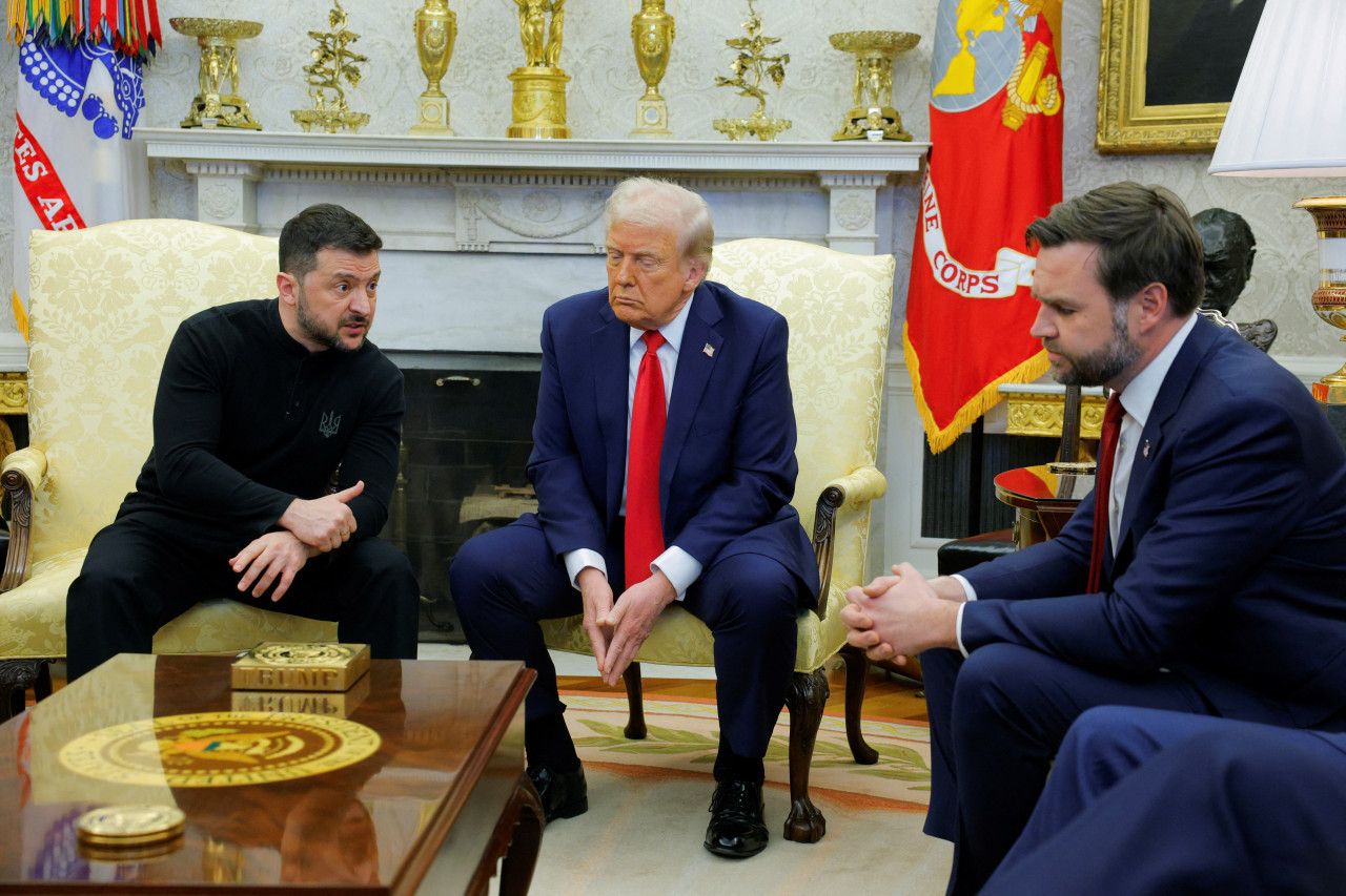 Volodimir Zelenski y Donald Trump. Foto: REUTERS/Brian Snyder.