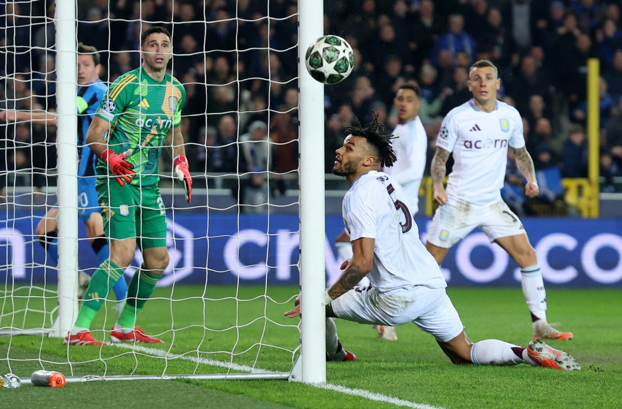 Champions League, Brujas vs. Aston Villa. Foto: REUTERS.