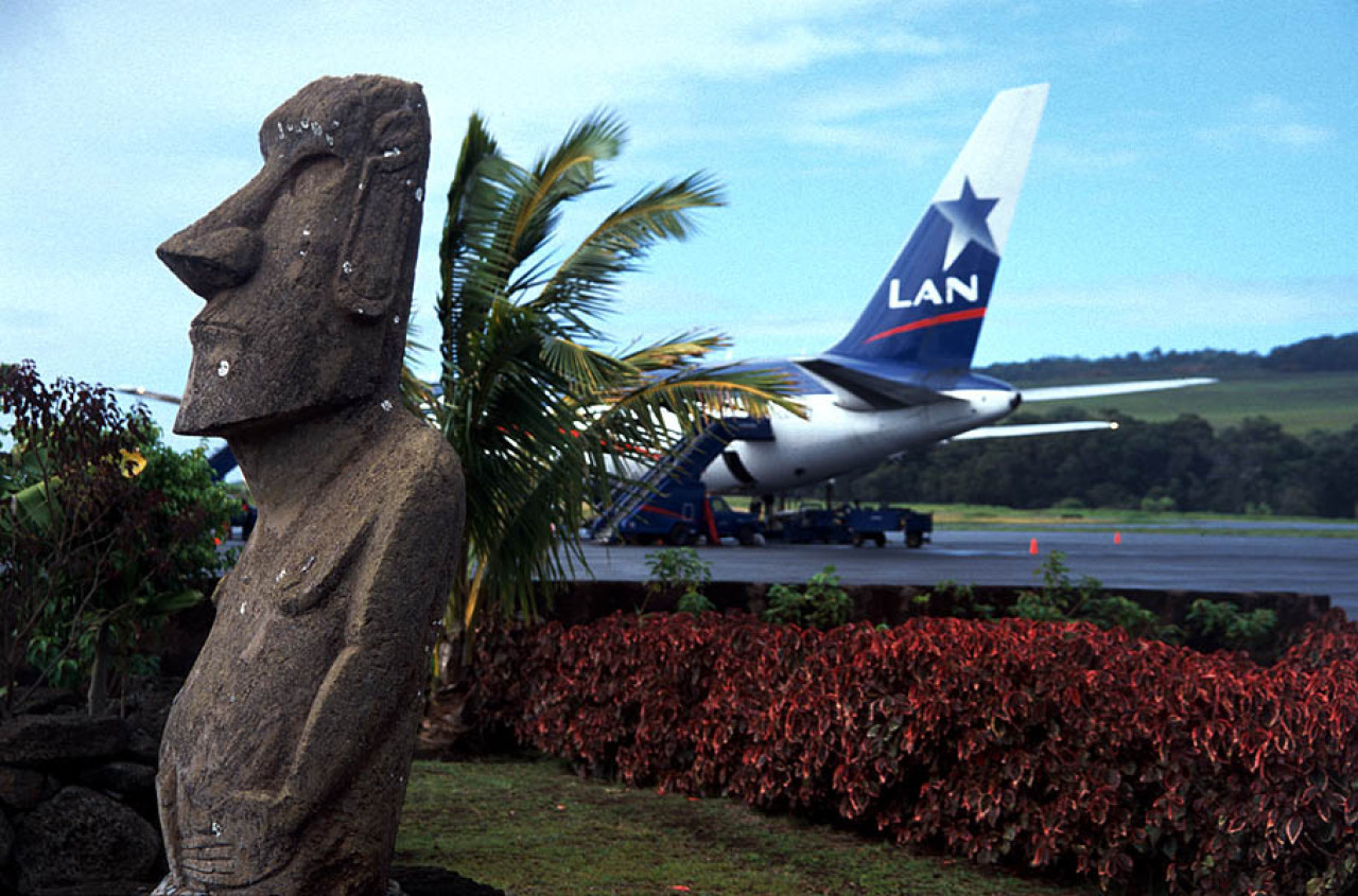 El aeropuerto internacional Mataveri. Foto: Wikipedia.