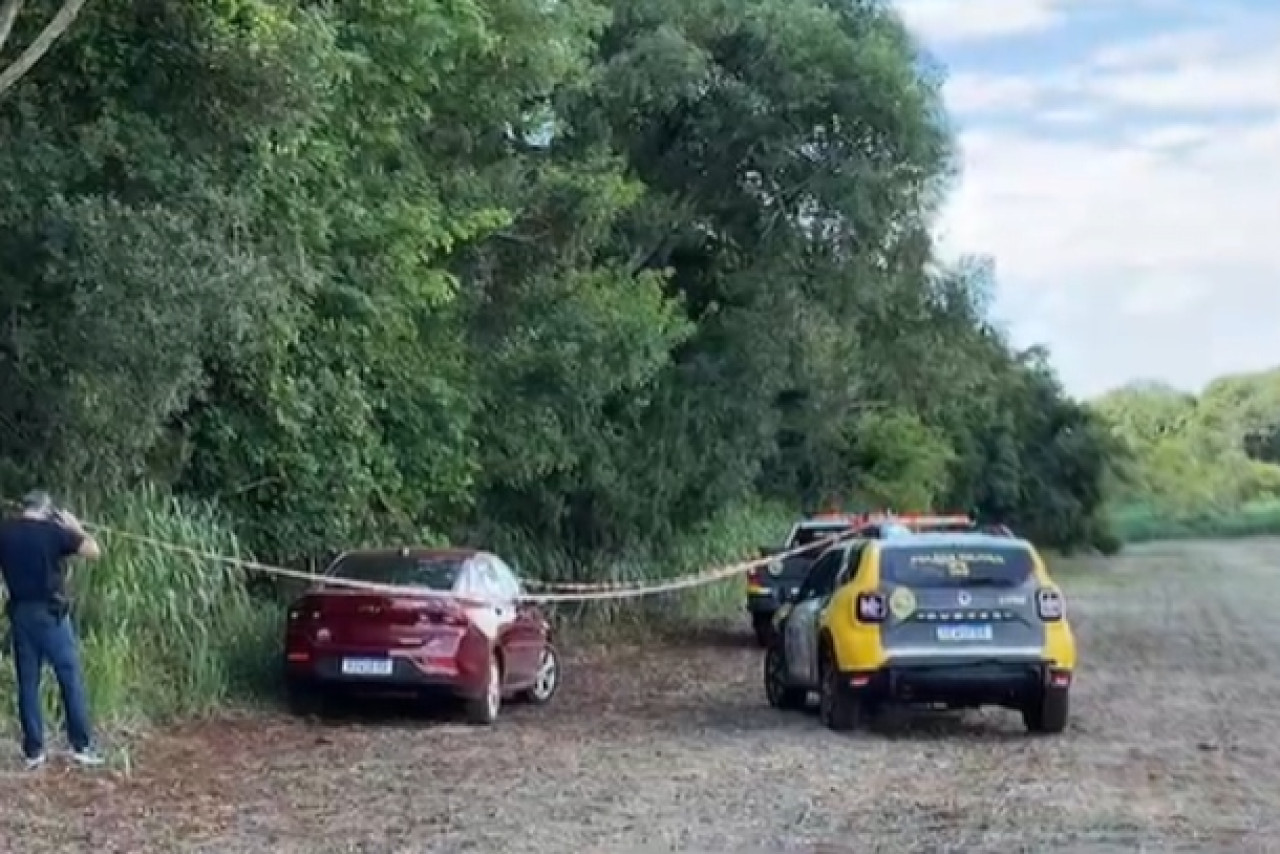 Encuentro de la joven asesinada en Brasil. Fuente: Foz Urgente