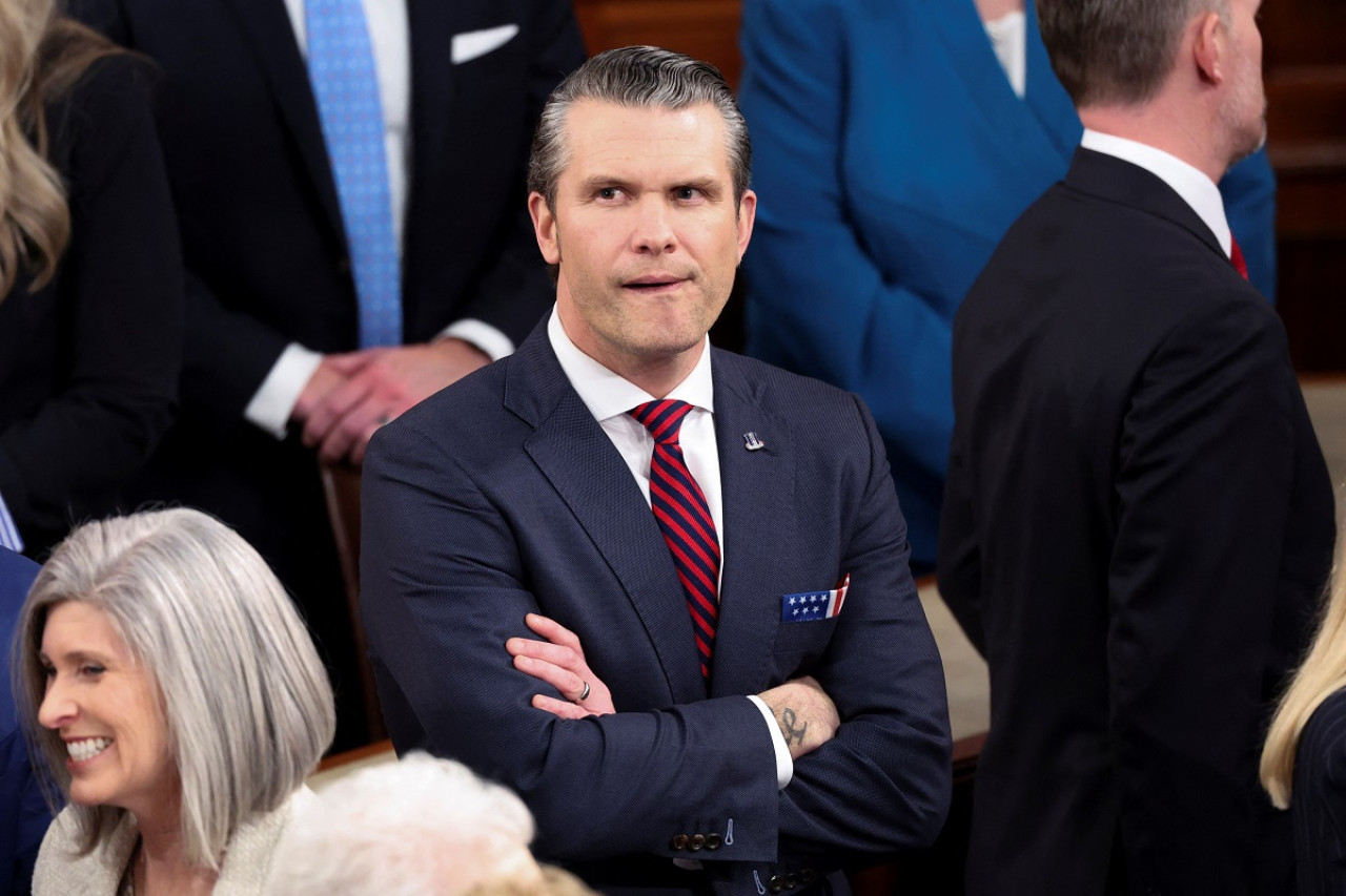 Pete Hegseth, secretario de Defensa de Estados Unidos. Foto: Reuters (Kevin Lamarque)