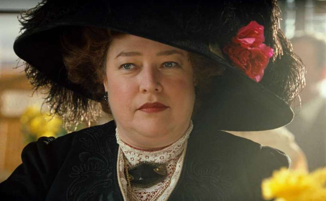 Molly Brown interpretada por Kathy Bates en la película de Titanic. Foto: Fox Pictures