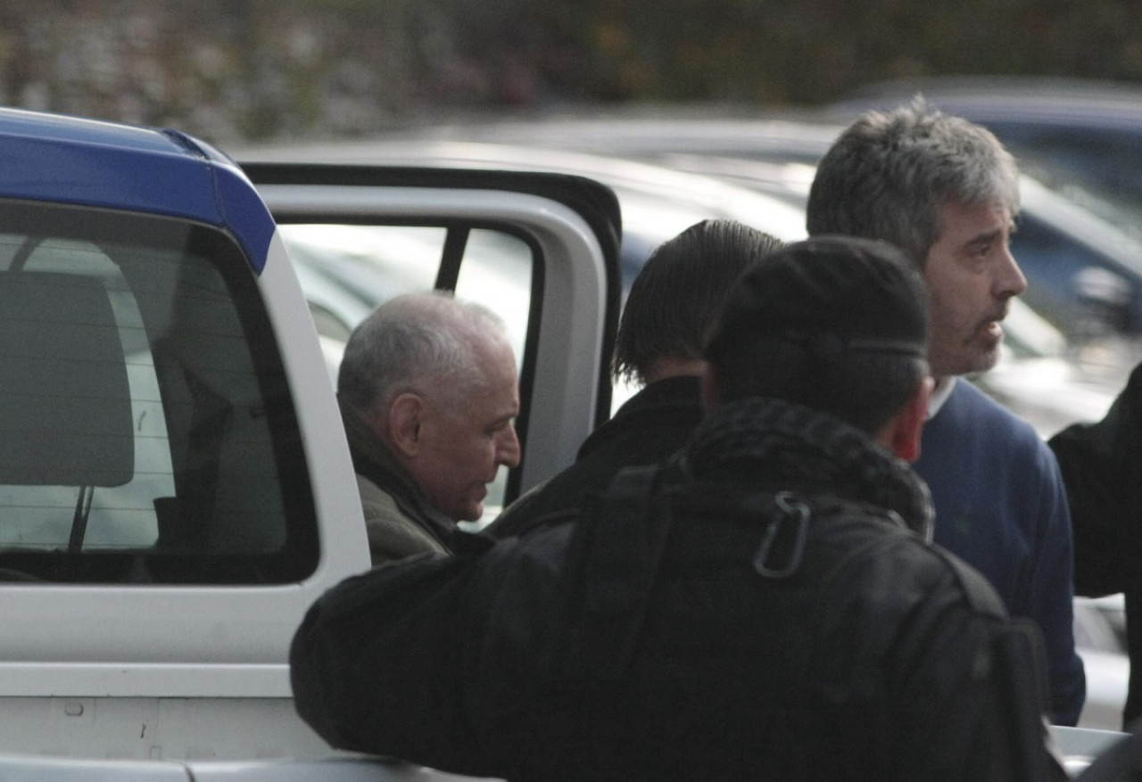 Carlos Robledo Puch llevado a la Asesoría Pericial de San Isidro. Foto: NA (Mario Sayes)