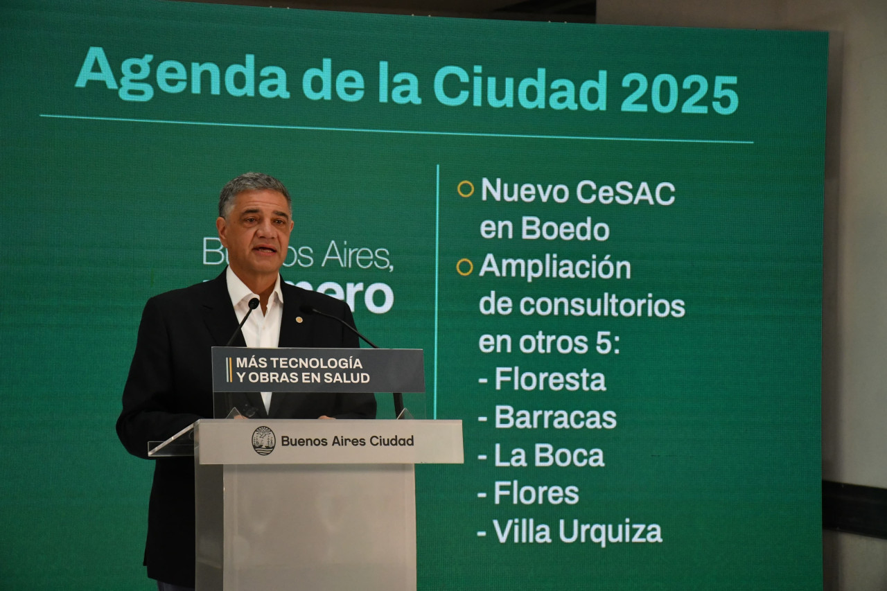 Jorge Macri, jefe de Gobierno de la Ciudad de Buenos Aires. Foto: NA.