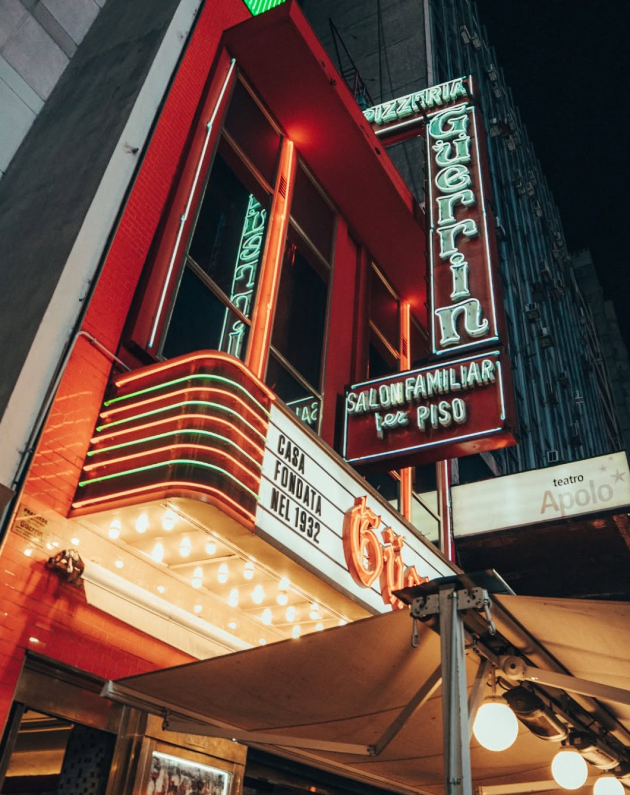 Guüerrin fue inaugurada en 1932.  Foto: Instagram @pizzeriaguerrin