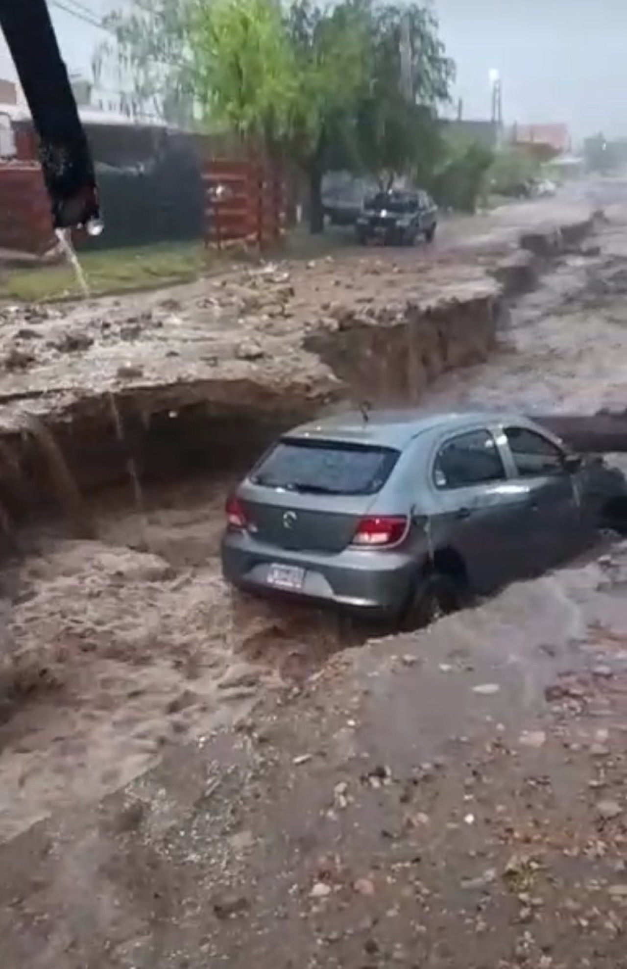 Temporal e inundaciones en Bahía Blanca. Foto: X.