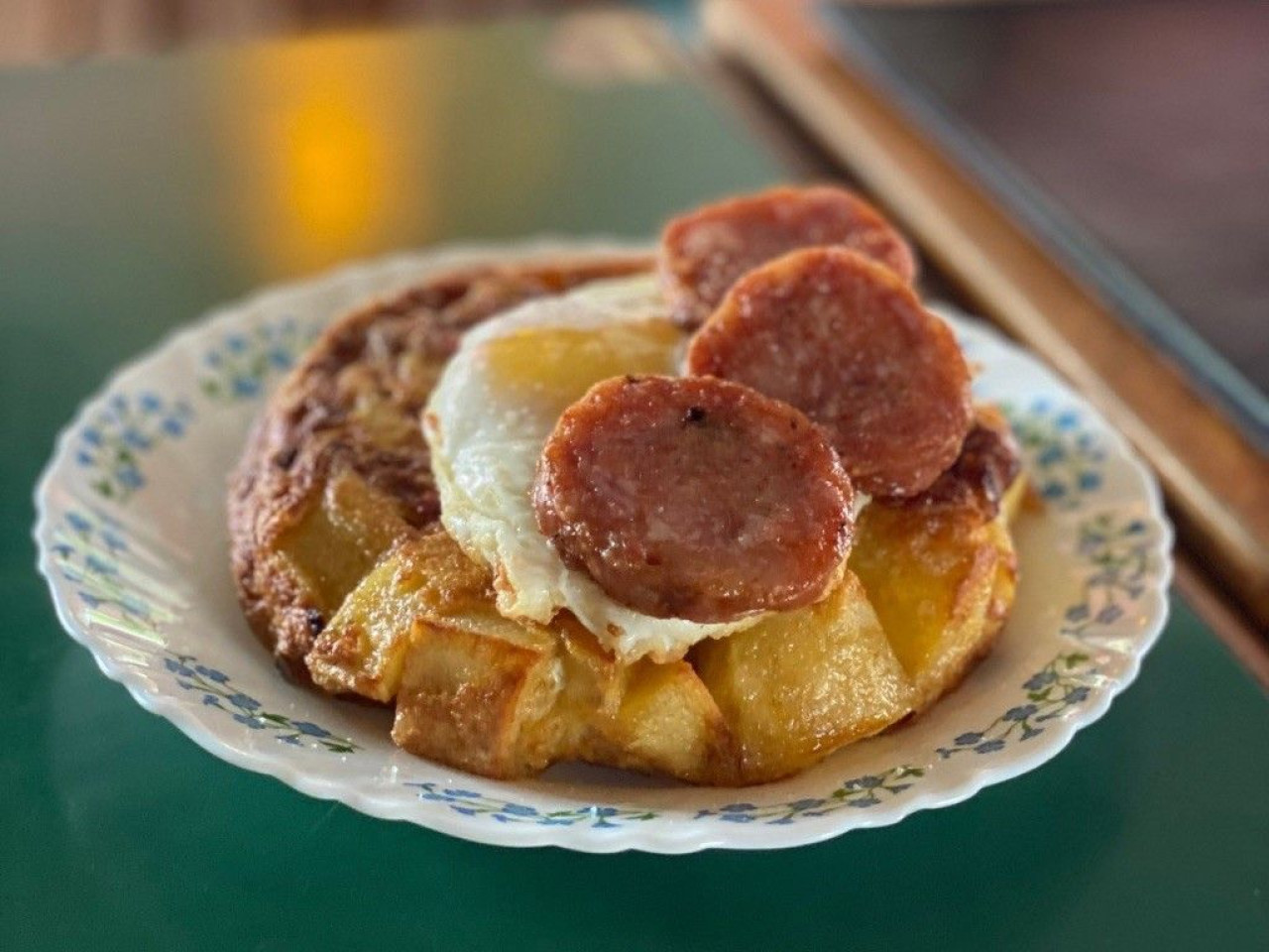 Tortilla de papas en Olivera. Foto: Prensa