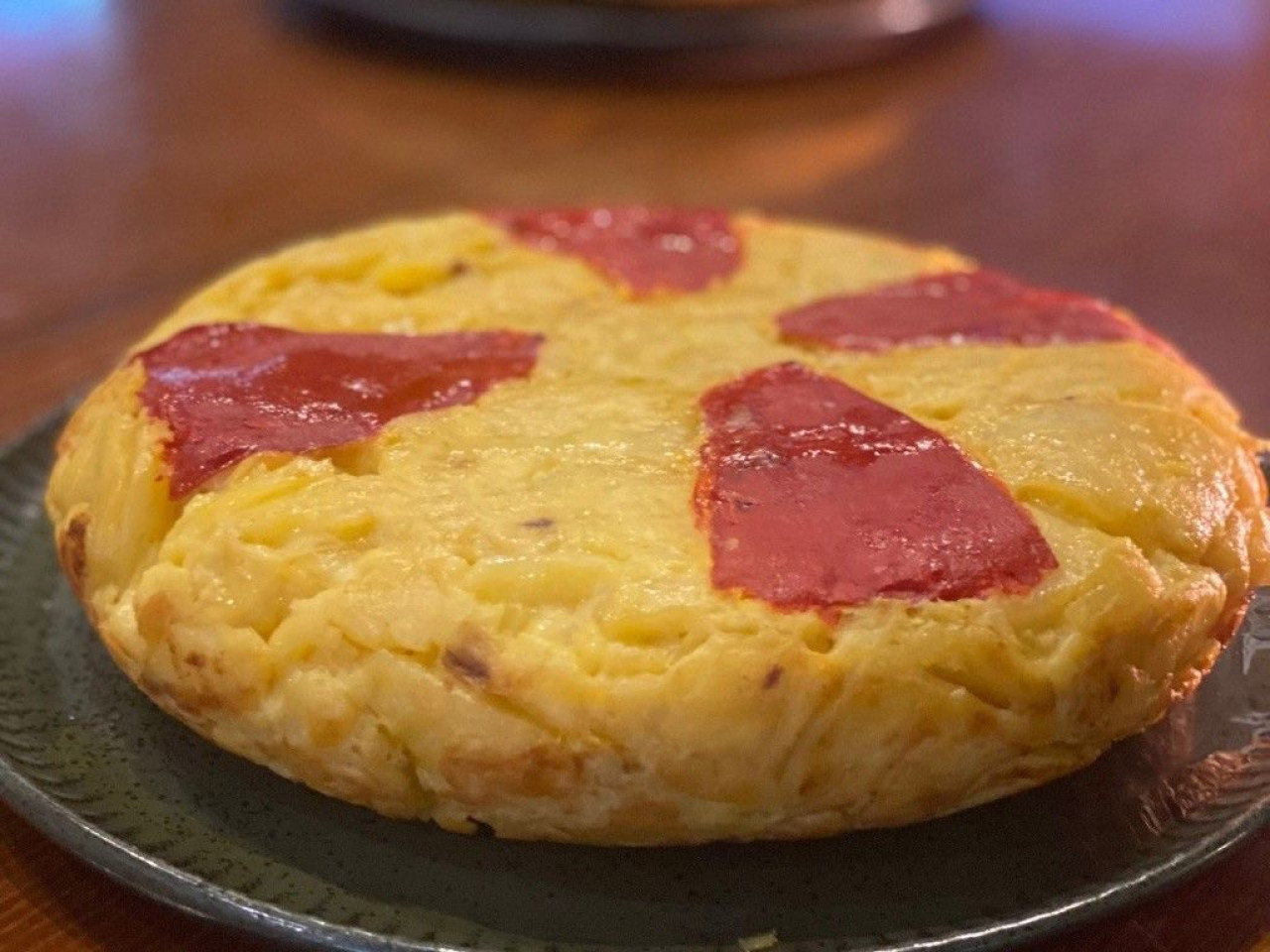 Tortilla de papas en Siete Ríos. Foto: Prensa