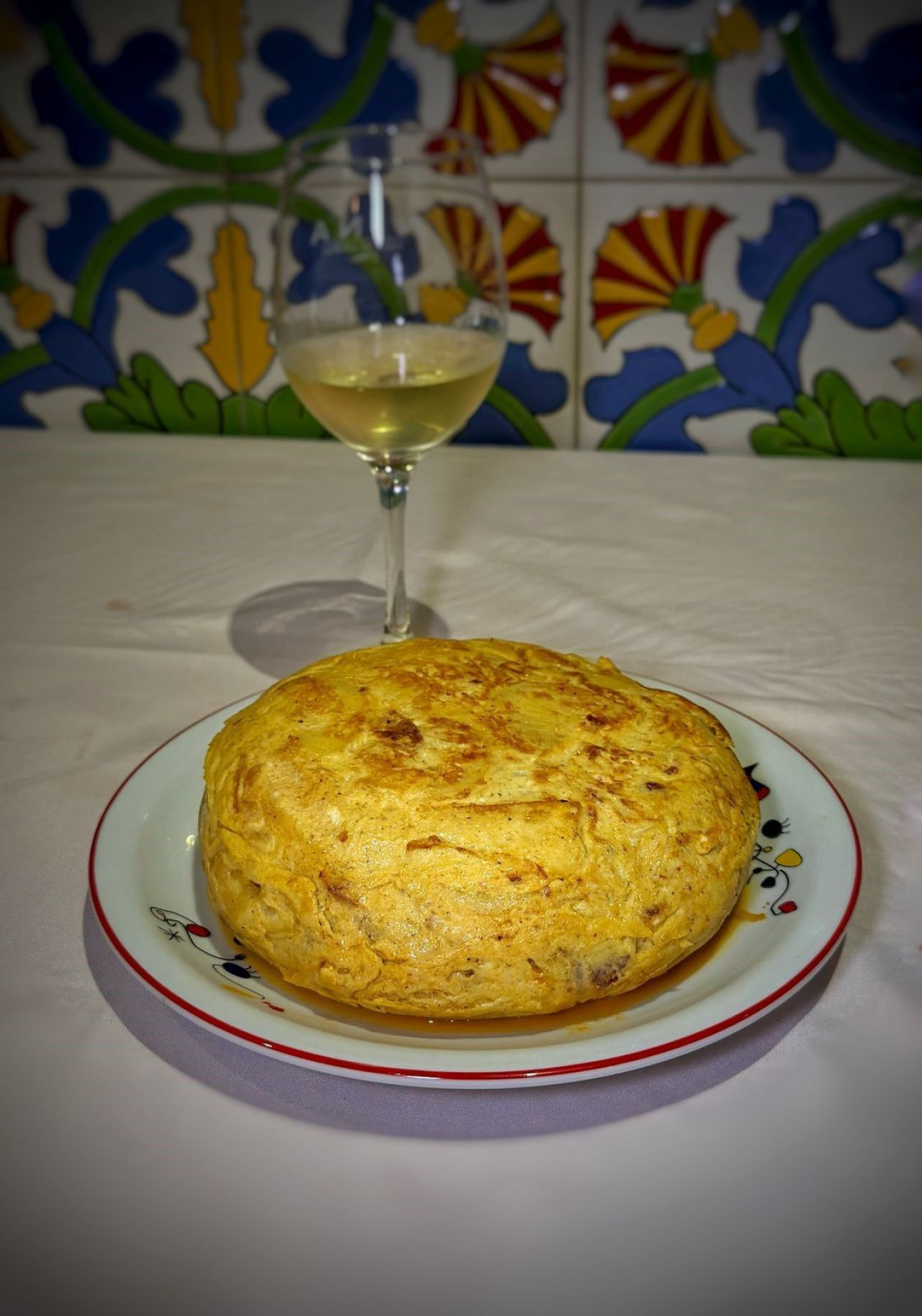 Tortilla de papas en El casal de Cataluña. Foto: Prensa