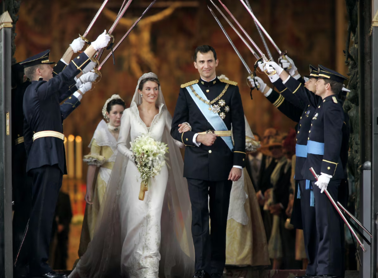 Casamiento de Letizia Ortiz y Felipe VI de España. Foto: RTVE.