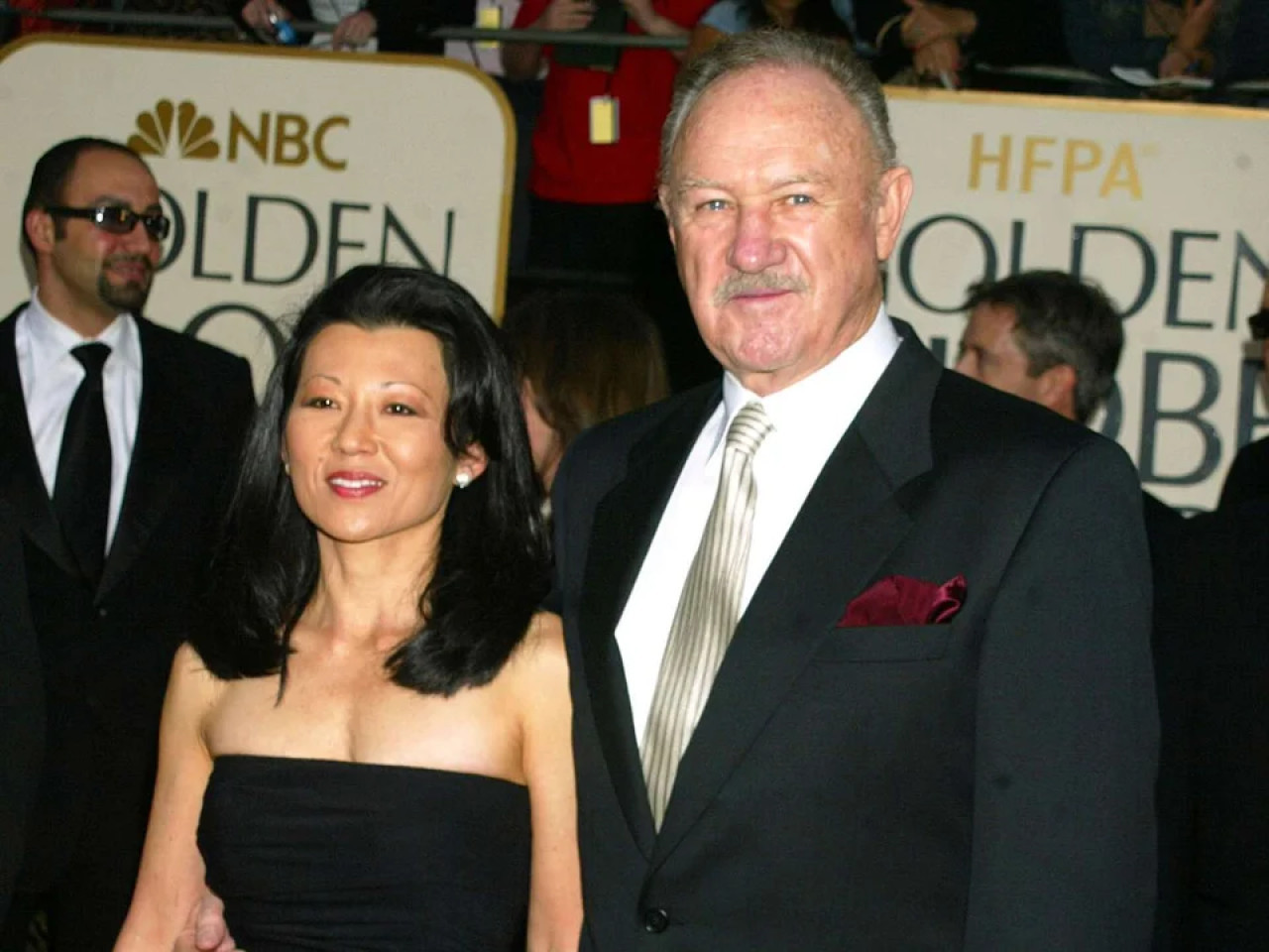 Gene Hackman y su esposa Betsy Arakawa. Foto: X.