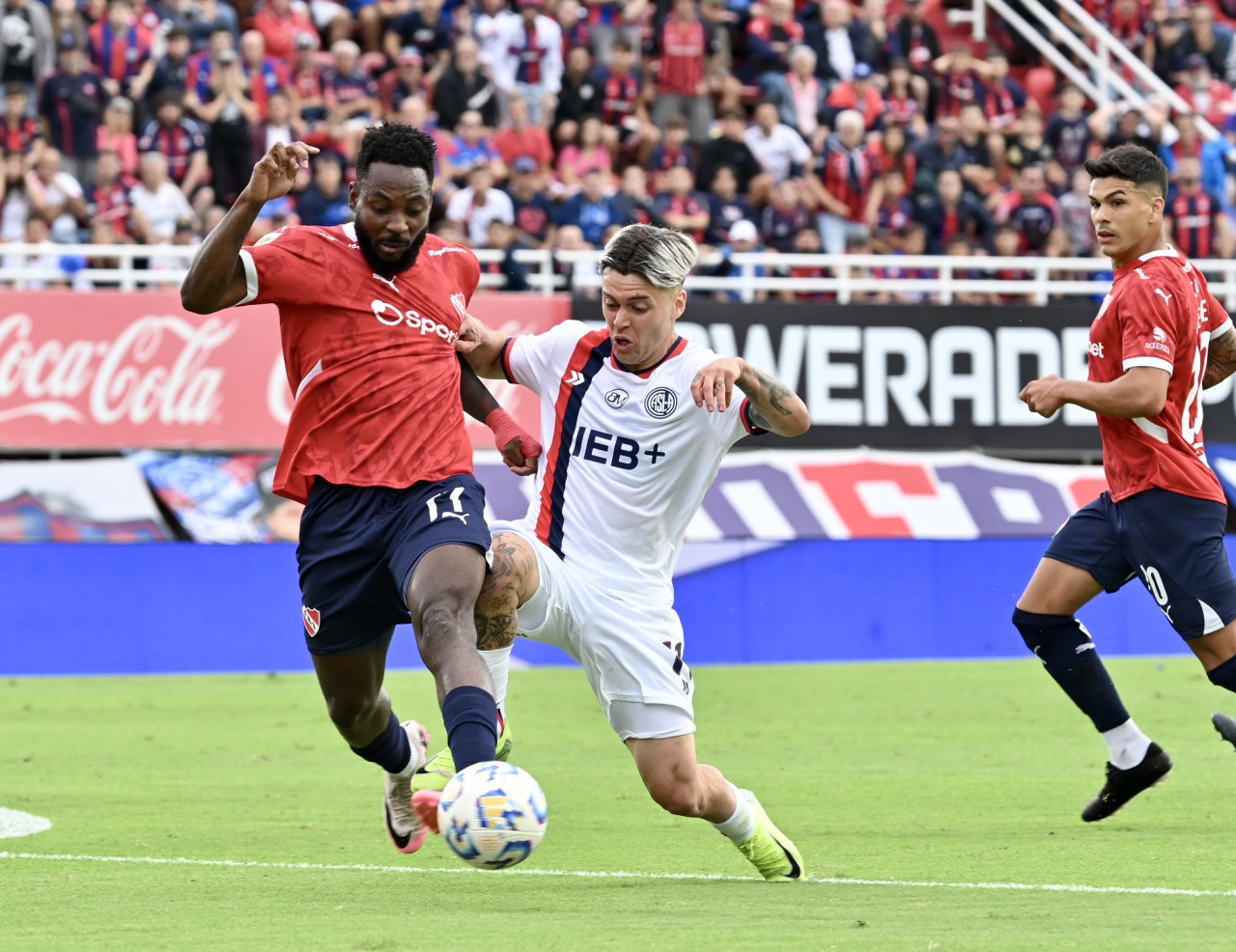 San Lorenzo vs Independiente, fútbol argentino. Foto: NA / Juan Foglia