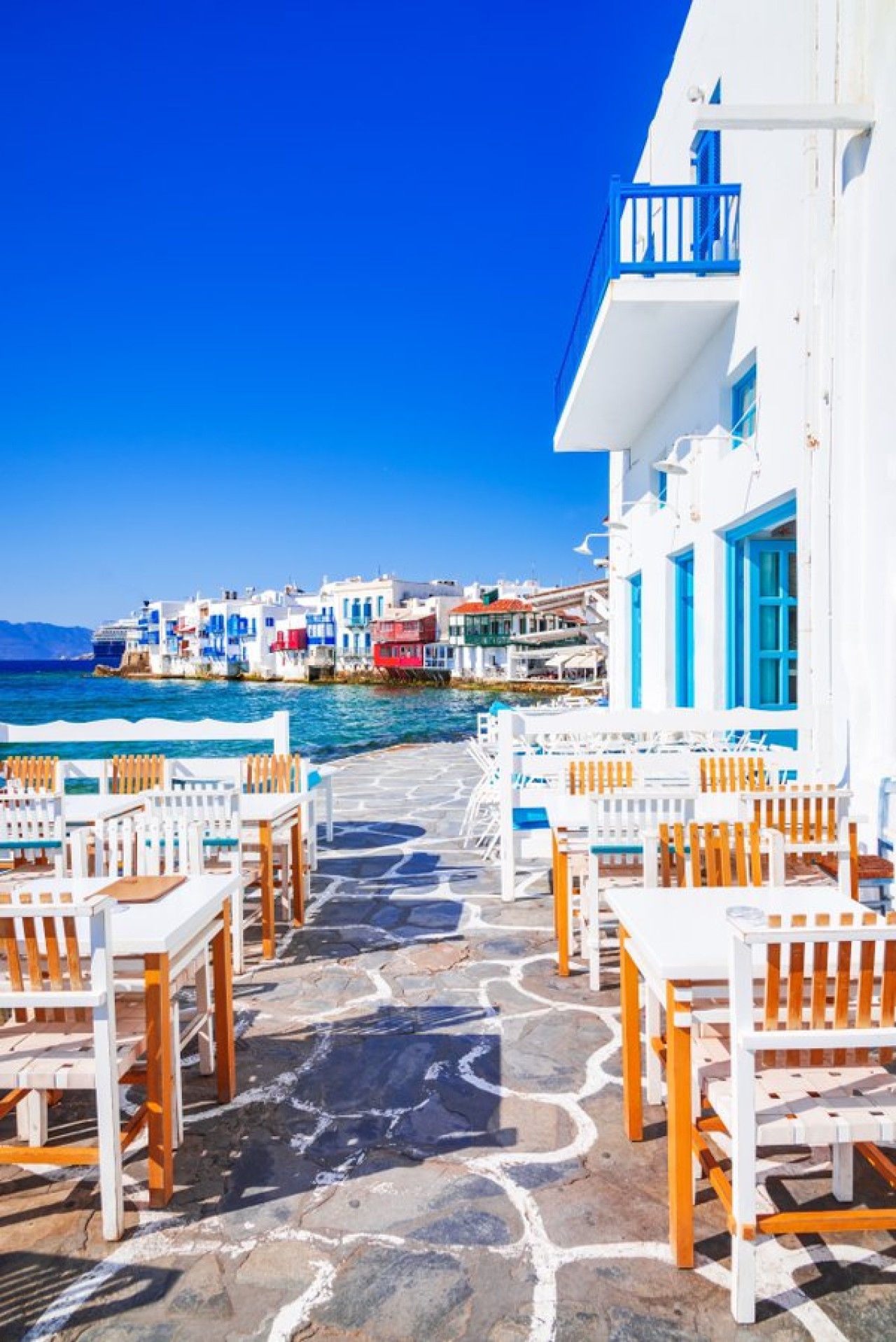 Mykonos, Grecia. Foto X @WorldnPictures