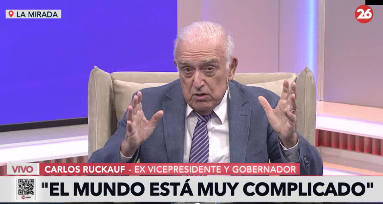 Carlos Ruckauf en La Mirada. Foto: Captura de video.