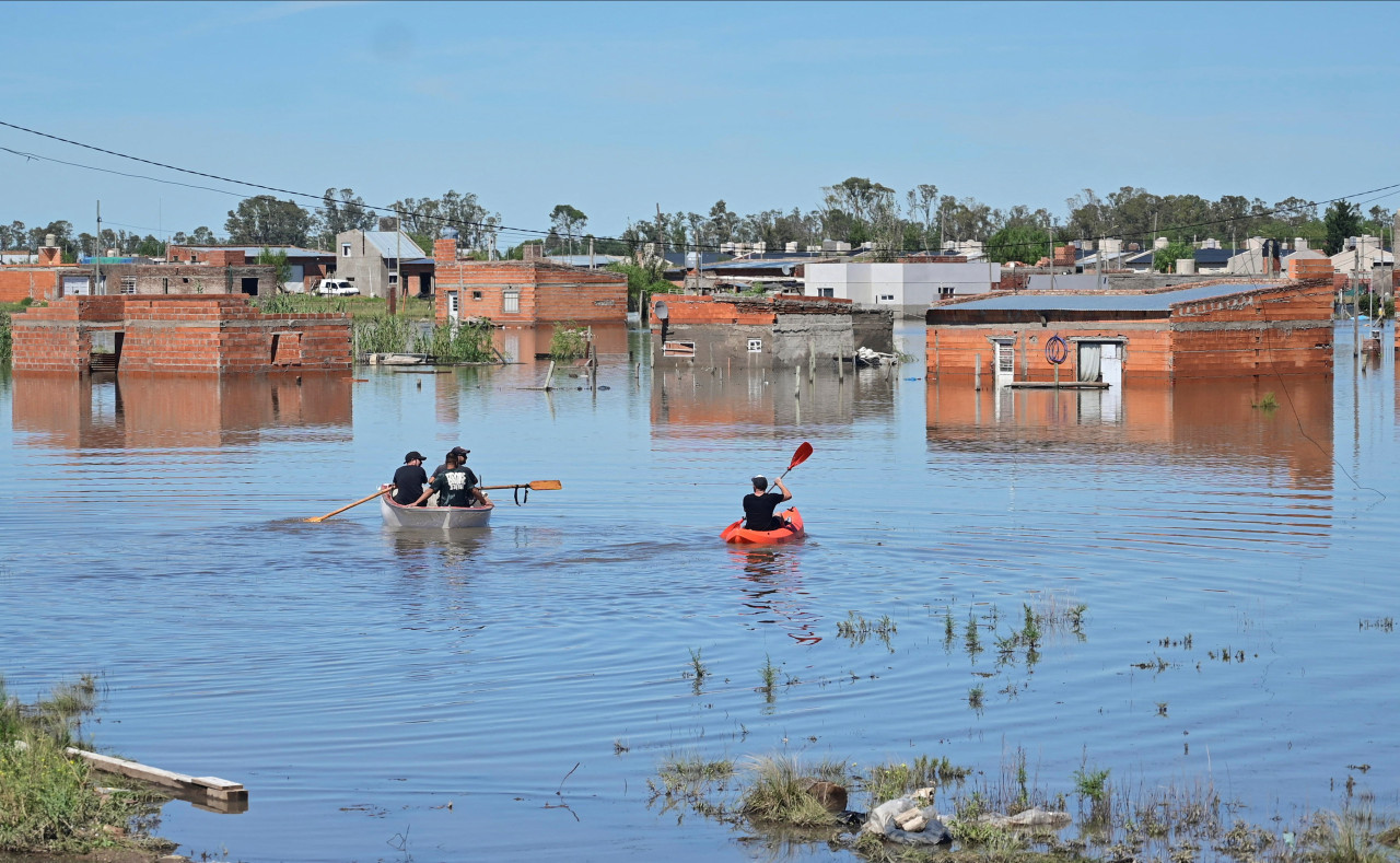 Trágico temporal en Bahía Blanca. Foto: Reuters/Juan Sebastian Lobos