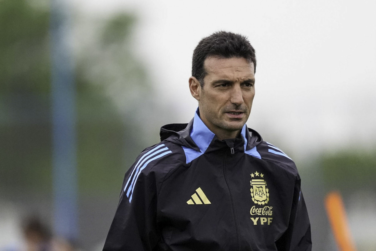 Lionel Scaloni, técnico de la Selección Argentina. Foto: NA.