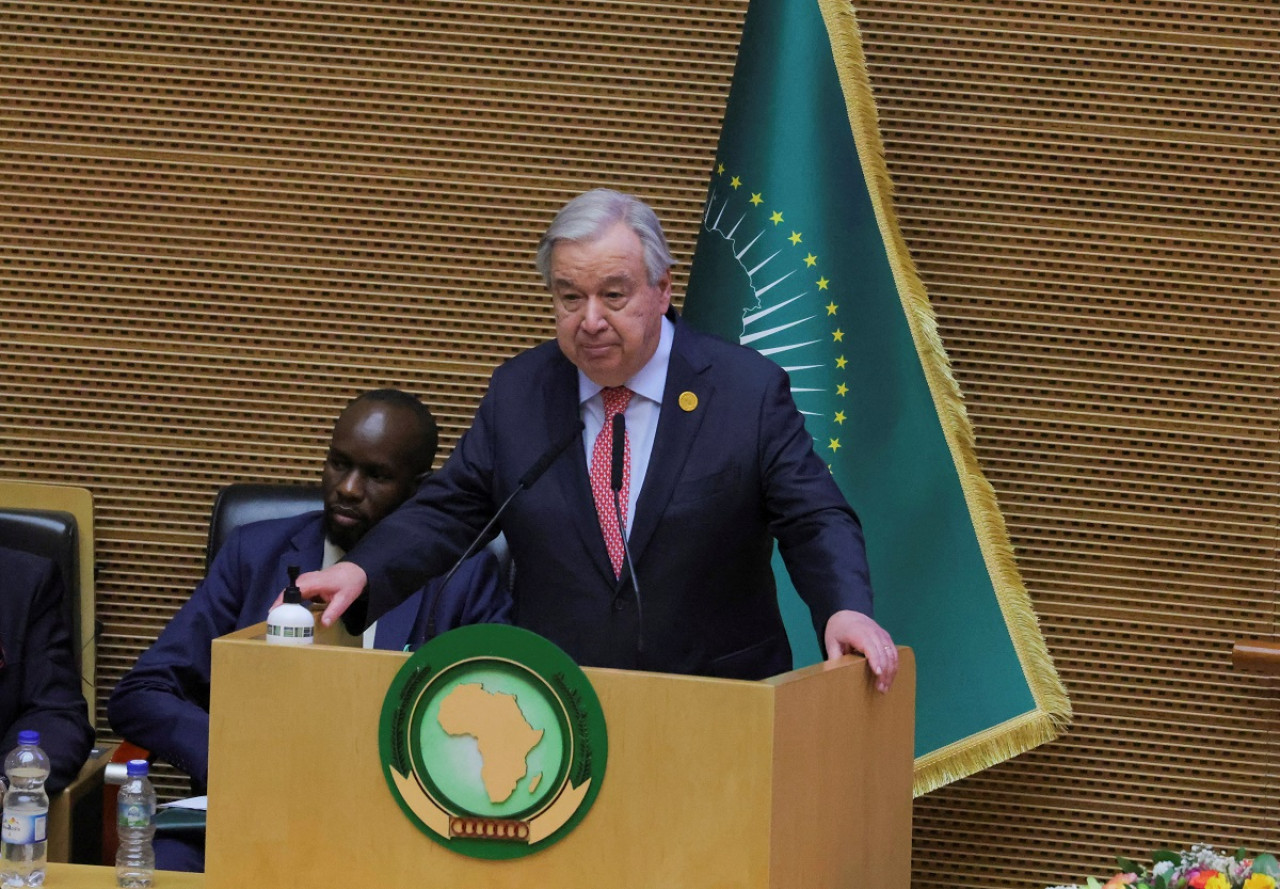 António Guterres, el secretario general de la ONU. Foto: Reuters (Tiksa Negeri)