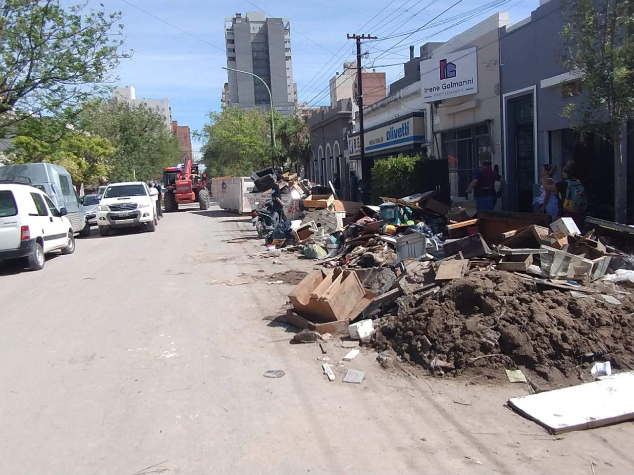 Temporal en Bahía Blanca. Foto: Canal 26