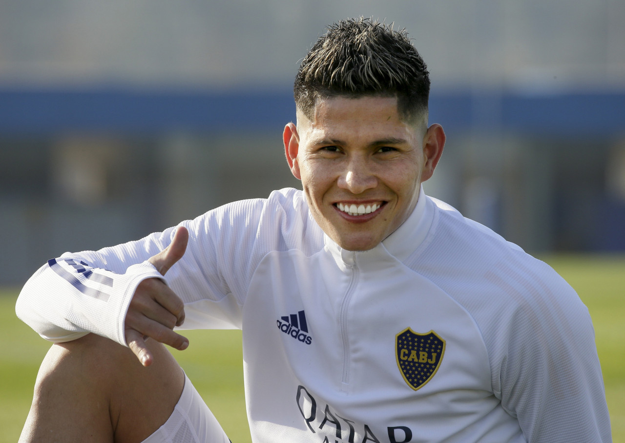 Jorman Campuzano durante su paso por Boca. Foto: NA.