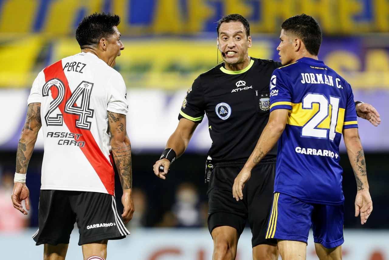 Jorman Campuzano durante su paso por Boca. Foto: NA.