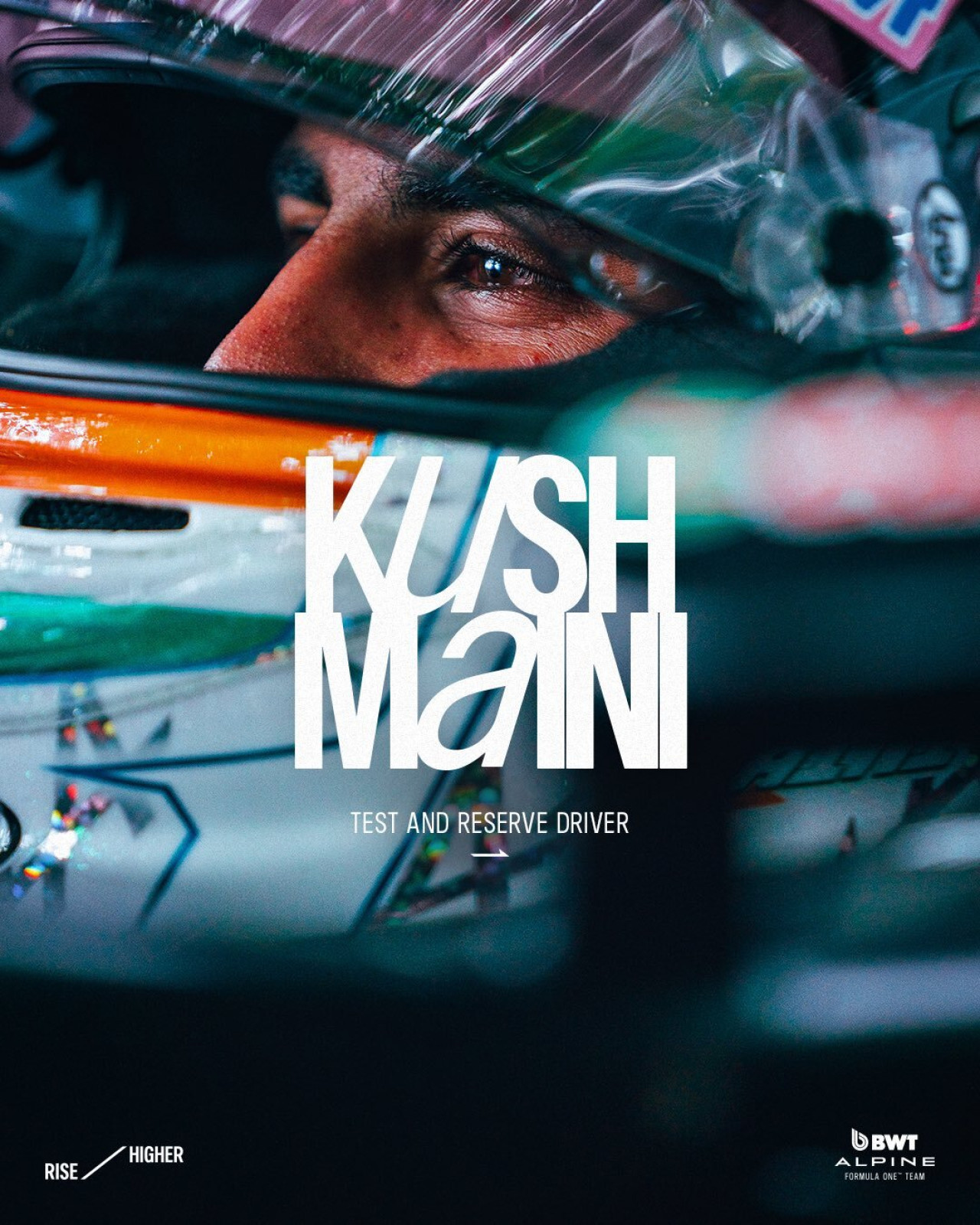 Kush Maini. Foto: x AlpineF1Team.