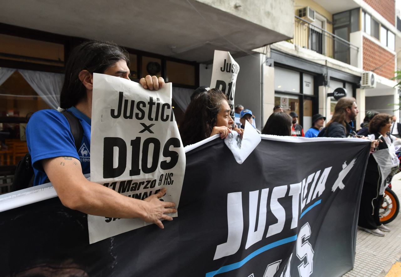 Tribunales de San Isidro donde se lleva a cabo el juicio por la muerte de Diego Maradona. FOTO: NA/ Juan Vargas.