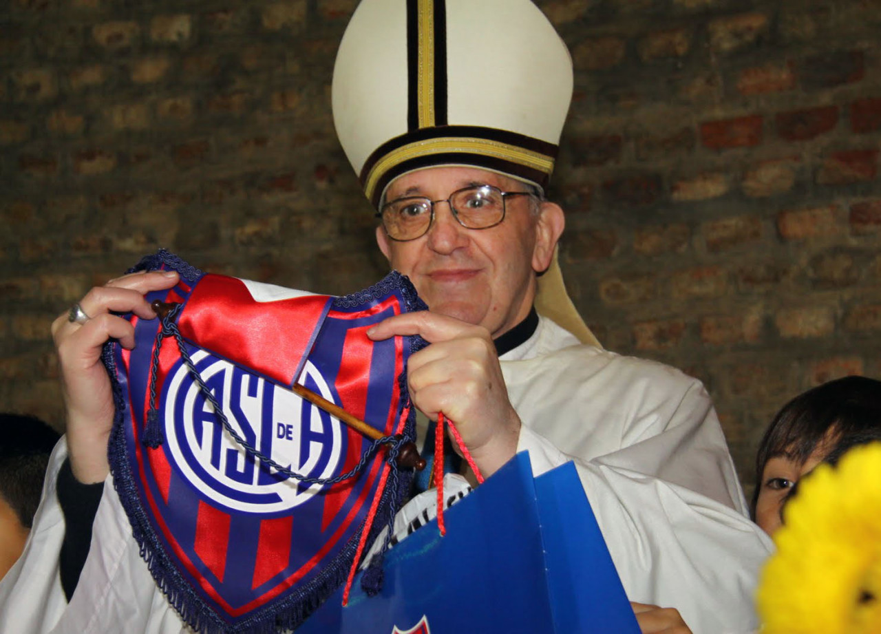 Papa Francisco, hincha fanático de San Lorenzo. Foto: Archivo NA