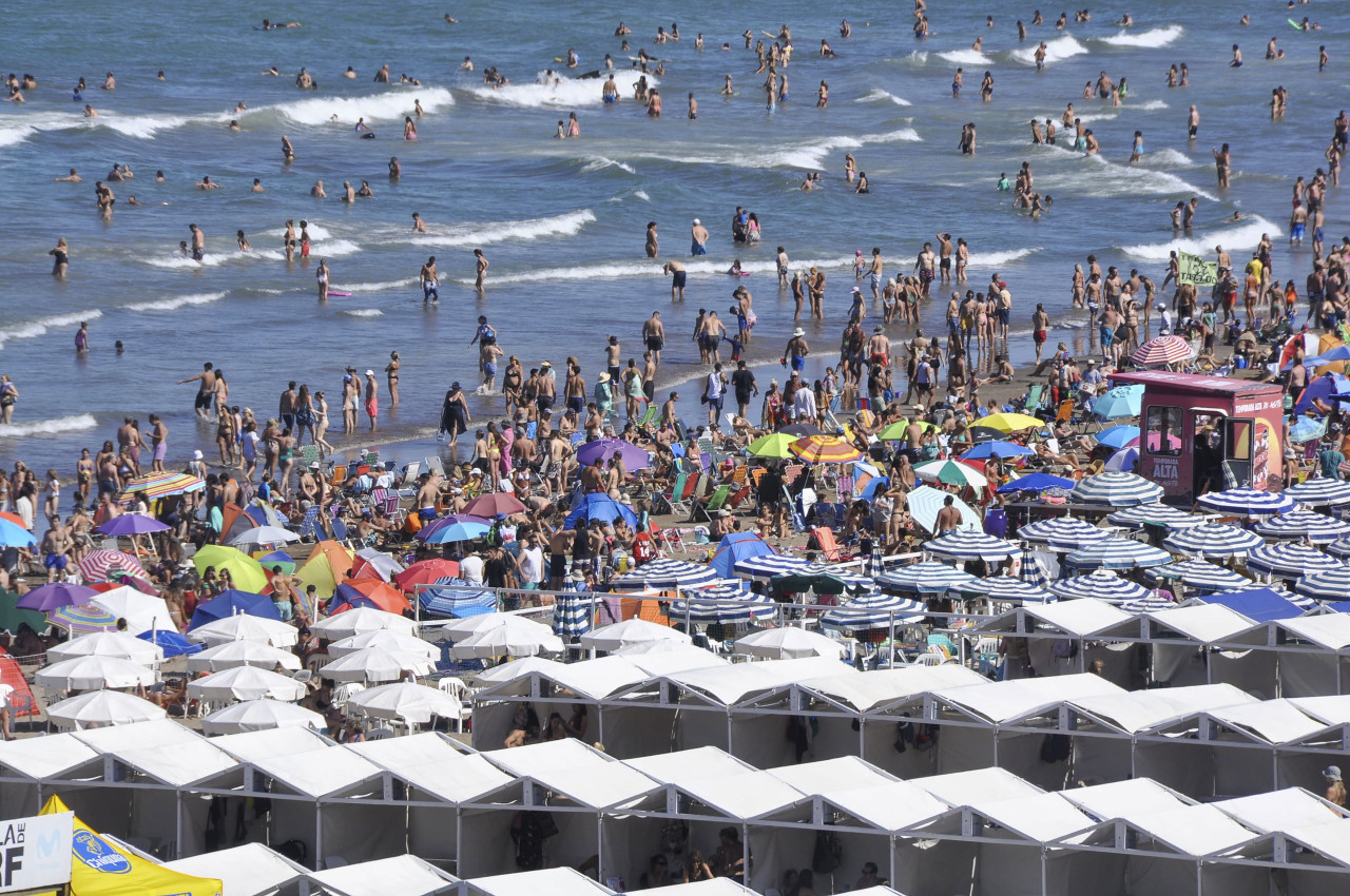 Vacaciones en Mar del Plata. Foto: NA (José Scalzo)