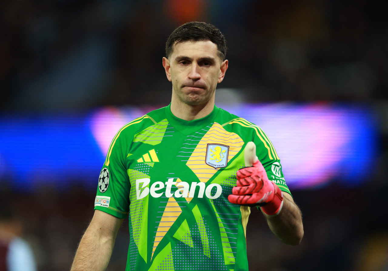 Emiliano "Dibu" Martínez, en cuartos de final. Foto: Reuters/Andrew Boyers