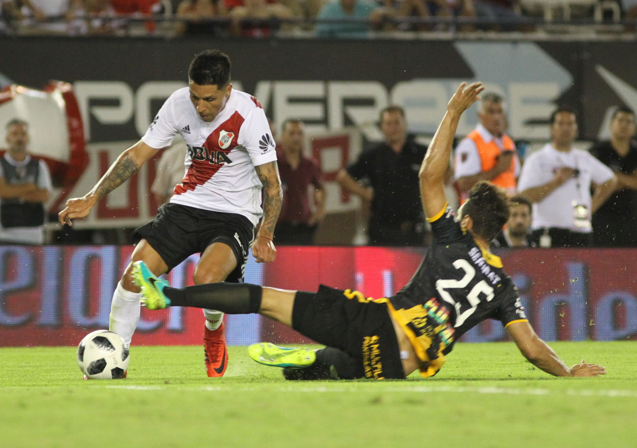 River Plate vs. Olimpo de Bahía Blanca. Foto: NA (Claudio Perin)