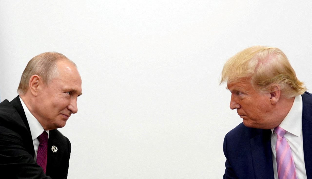 Vladimir Putin y Donald Trump. Foto: REUTERS.