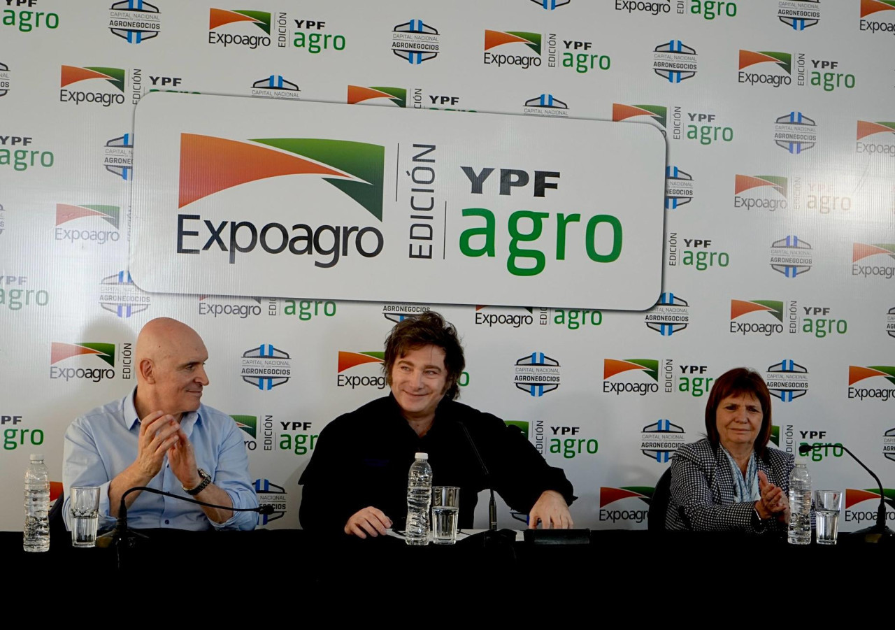 Javier Milei en ExpoAgro 2025. Foto: Presidencia.