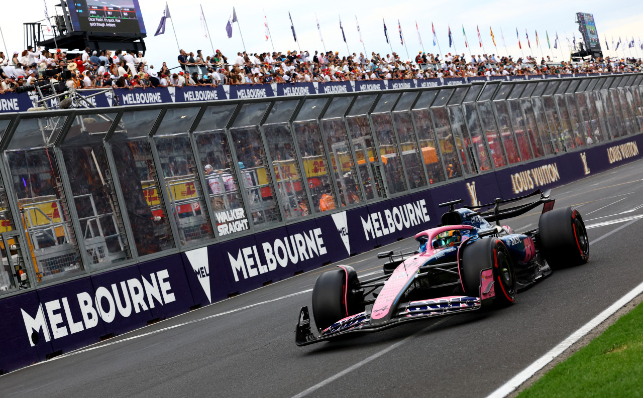 Pierre Gasly en el Gran Premio de Australia. Foto: REUTERS.