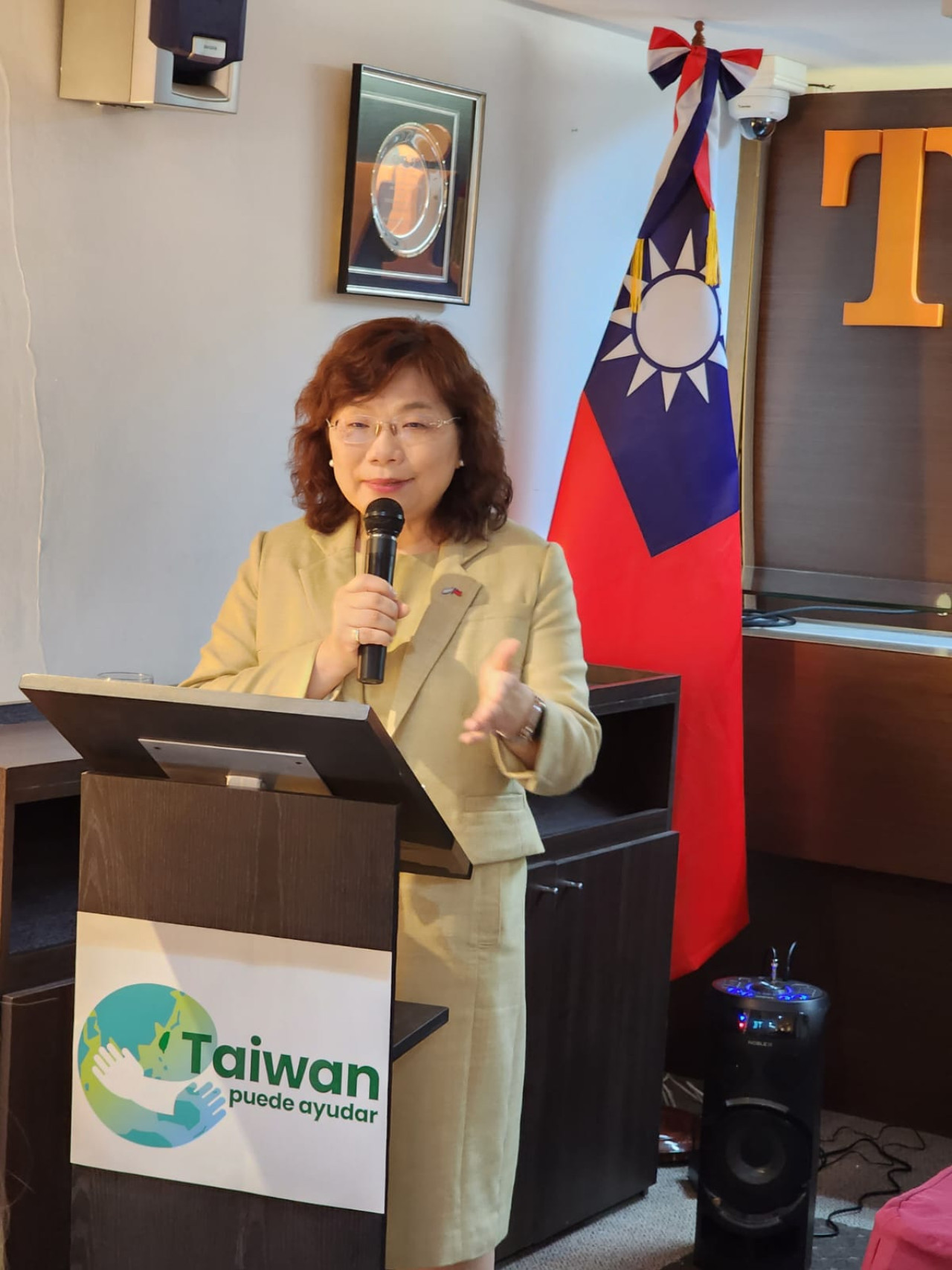 La embajadora de Taiwán en Argentina, Florencia Miao-hung Hsie. Foto: X/@Taiwan_Argentin.