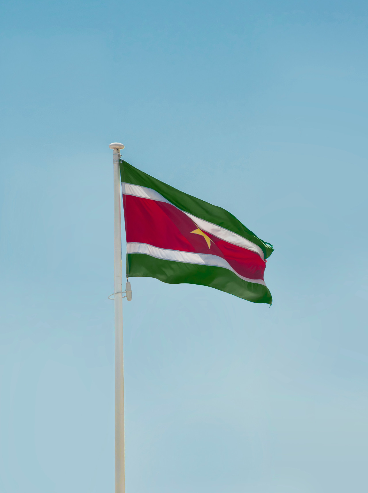 Bandera de Surinam. Foto: Unsplash.