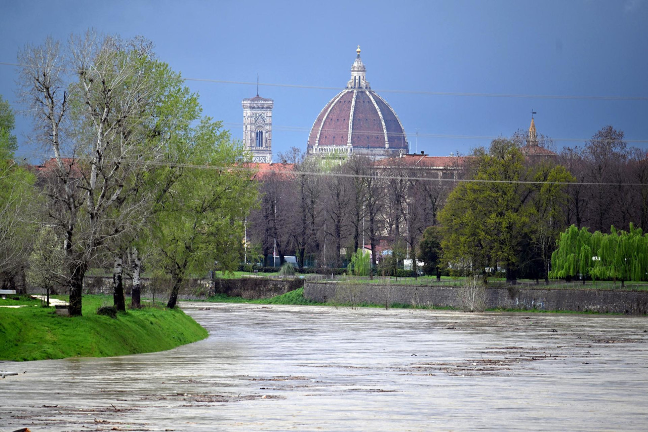 Inundaciones en Italia. Foto: EFE/Claudio Giovannini