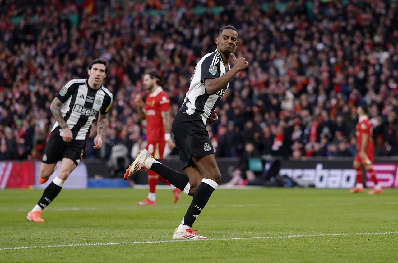 Alexander Isak; Liverpool vs. Newcastle United; Carabao Cup. Foto: Reuters (Andrew Couldridge)