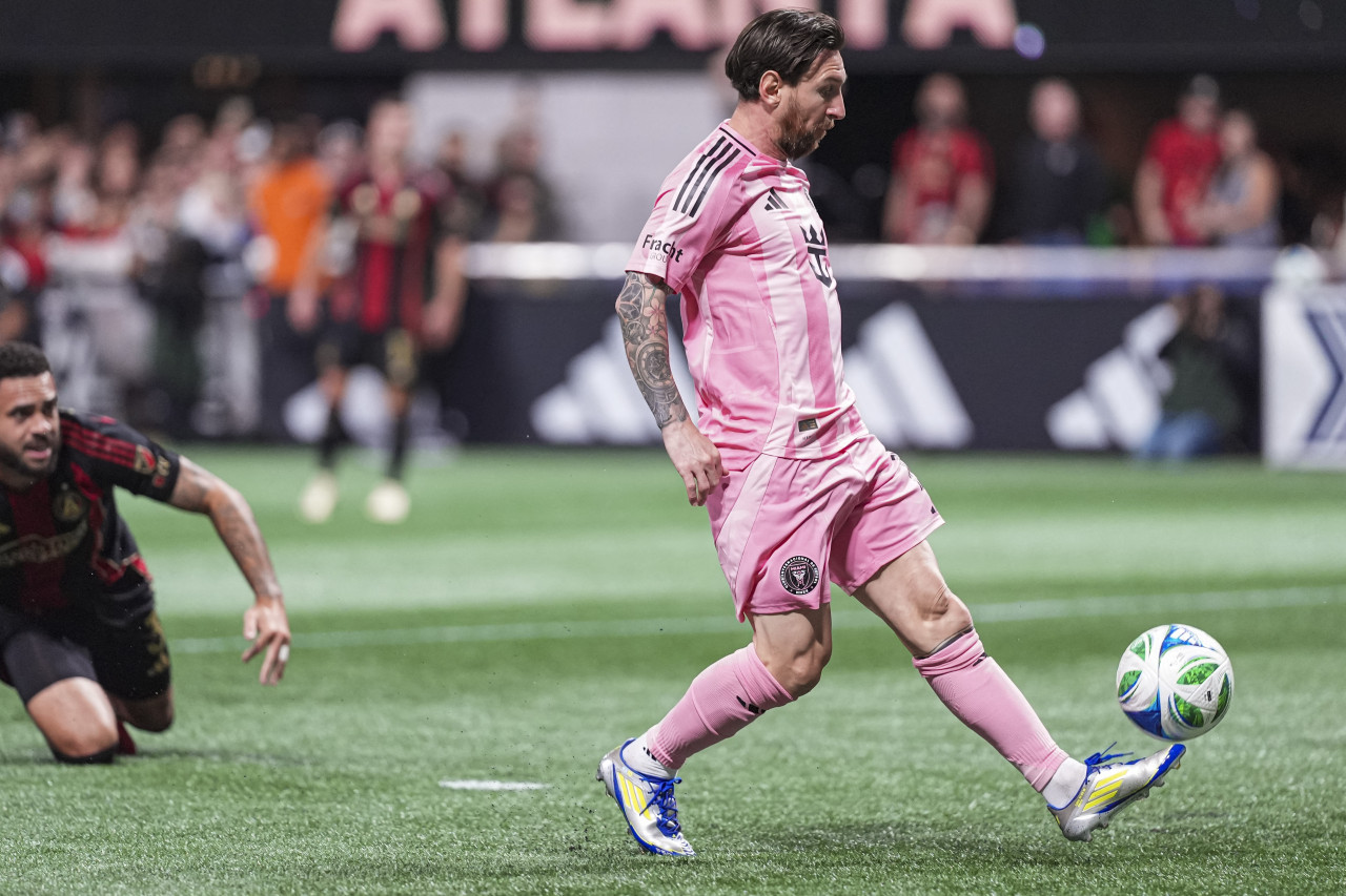 Lionel Messi, autor de un golazo en la victoria del Inter Miami. Foto: Reuters.