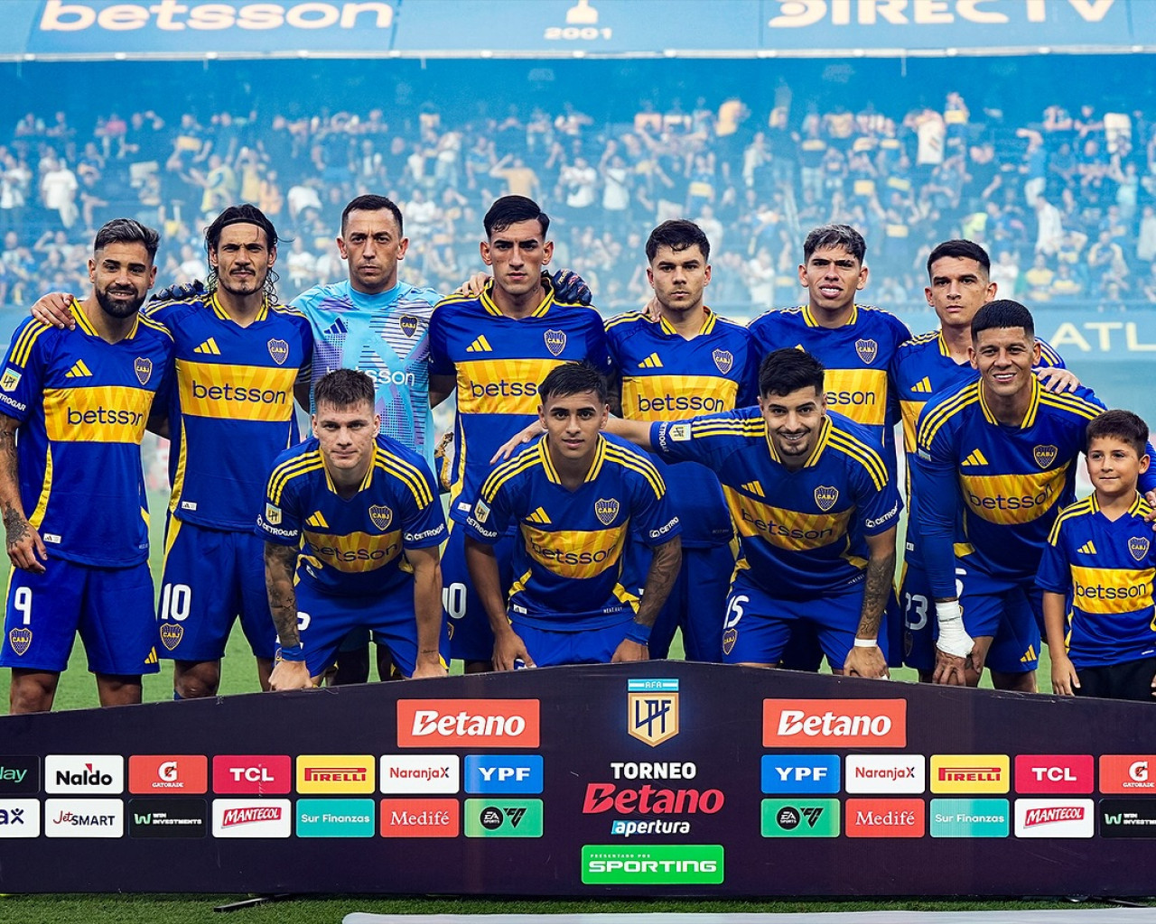 El 11 de Boca vs. Defensa y Justicia. Foto: Instagram @_willivms