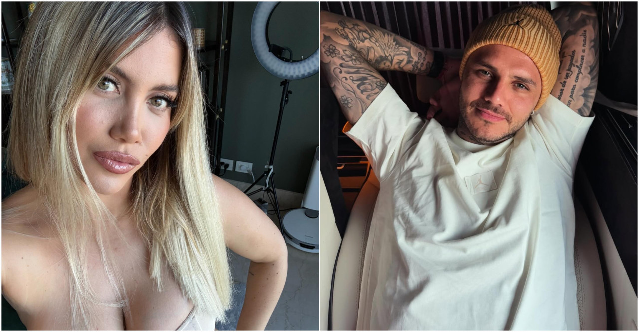 Wanda Nara y Mauro Icardi. Foto: Instagram.