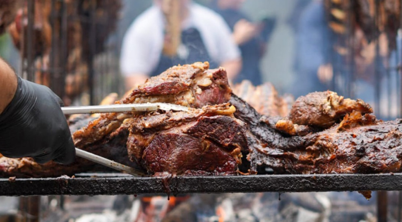 Asado, comida. Foto: Instagram @bsasmarket