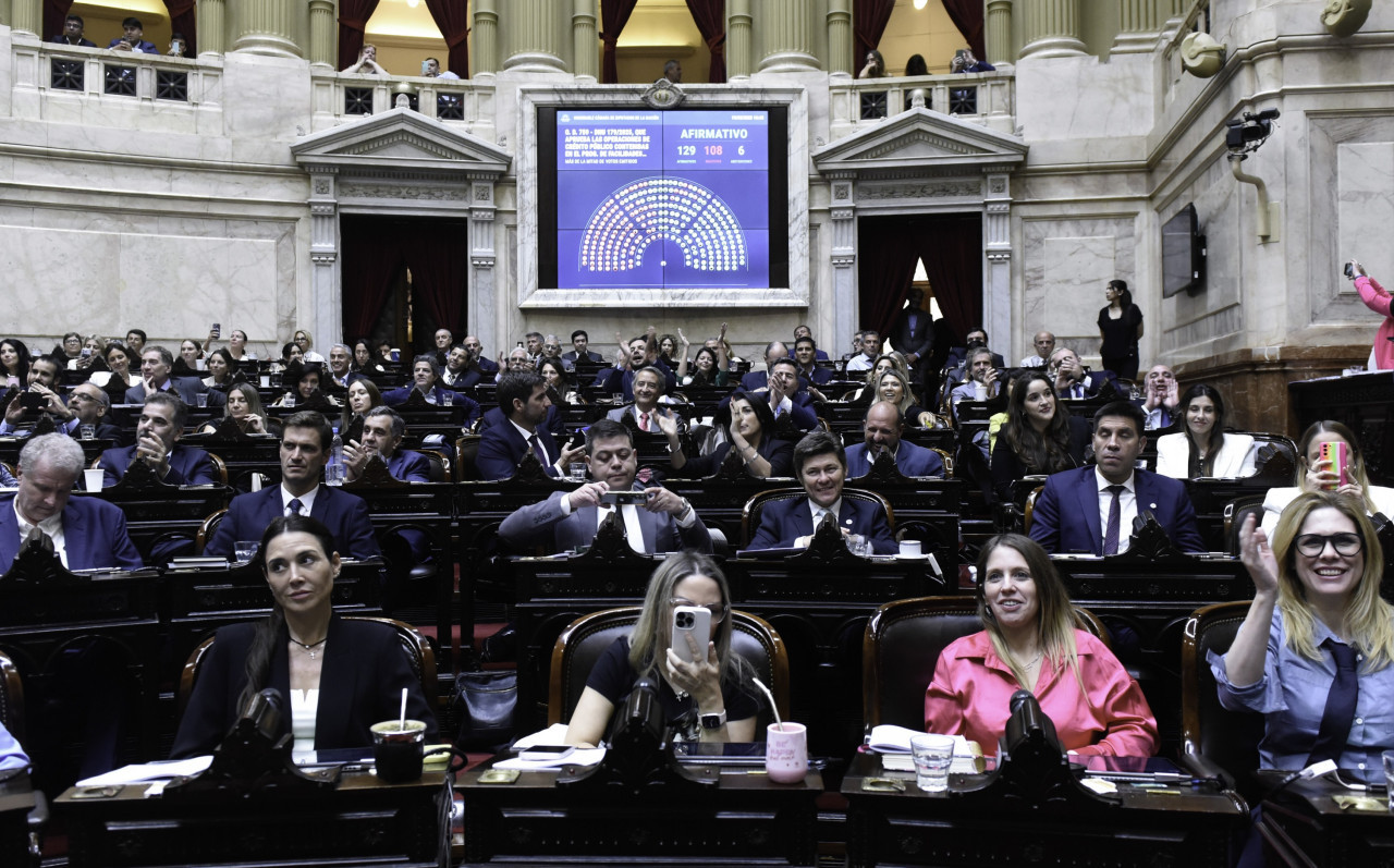 Diputados aprobó el DNU del acuerdo del Gobierno con el FMI. FOTO: (fotografia.dgpd/gob.ar)/ NA.