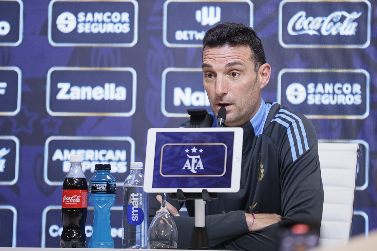 Lionel Scaloni, técnico de la Selección Argentina. Foto: NA.