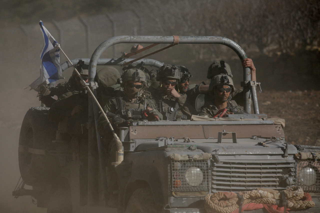 Ejército de Israel en la Franja de Gaza. Foto: REUTERS/Shir Torem.