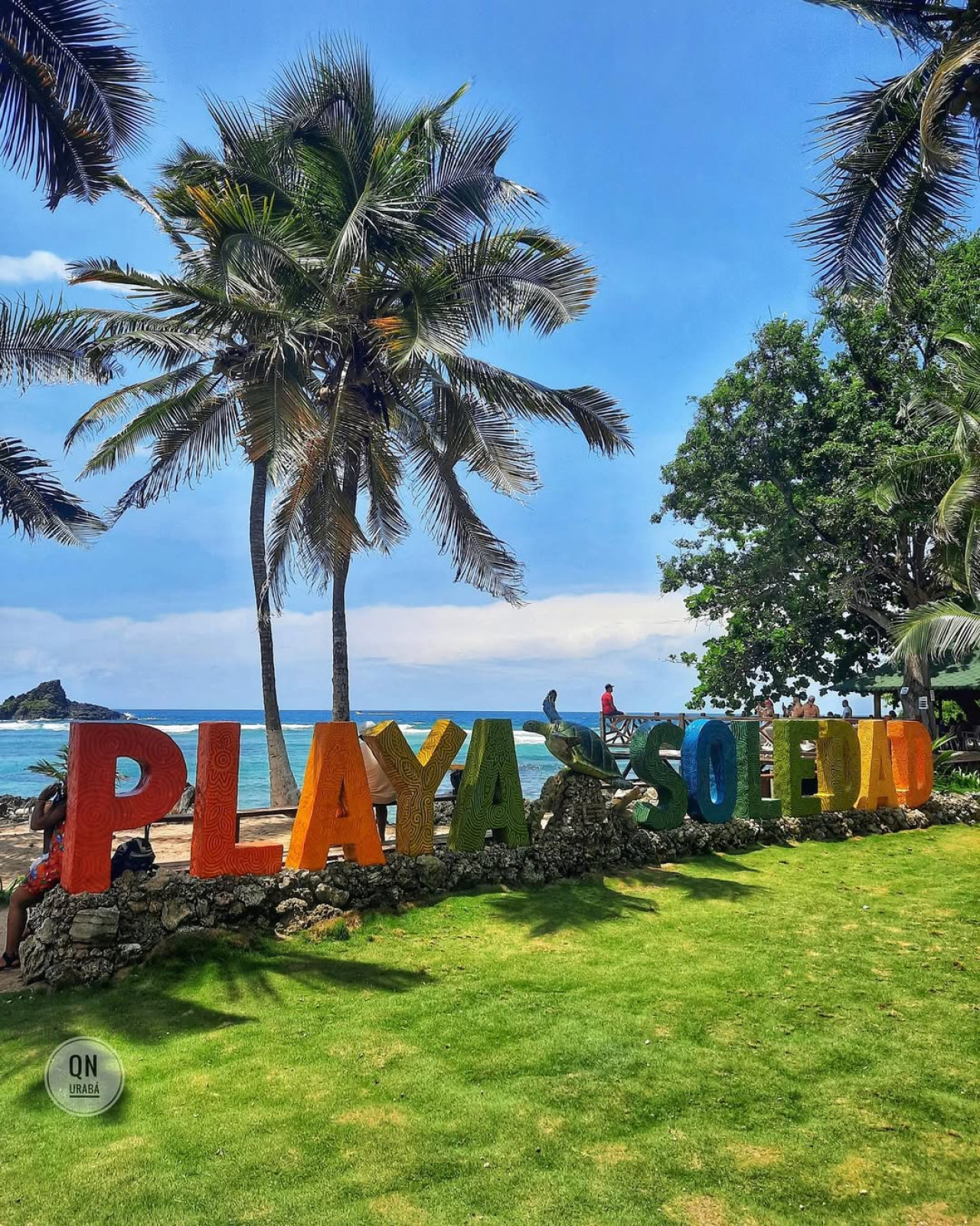 Playa Soledad en el Océano Pacífico, Colombia. Foto Instagram @quenota_uraba