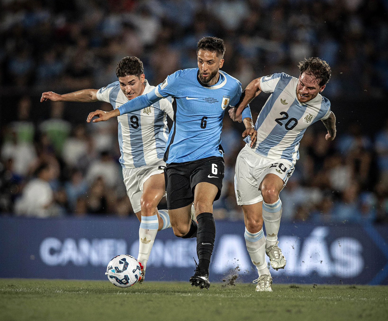 Argentina vs. Uruguay en Montevideo. Foto: X @Uruguay