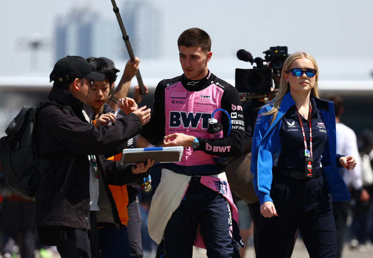 Jack Doohan en el Gran Premio de China. Foto: REUTERS